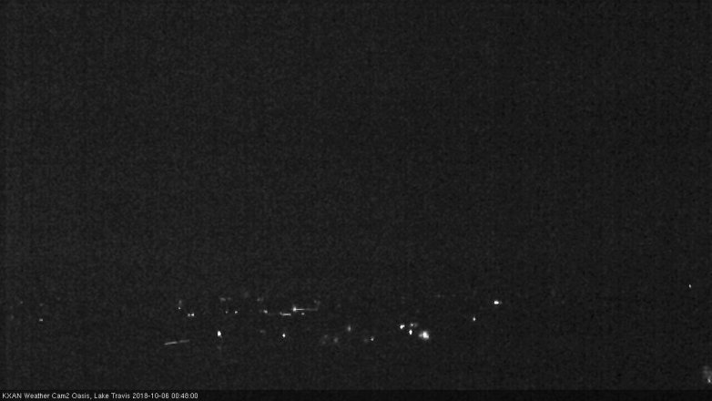 Lake Travis webcam, October 5, 2018 11:50 PM CT
