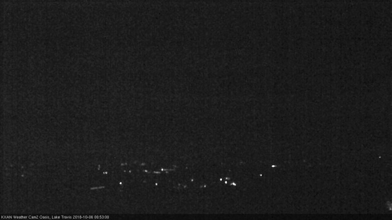 Lake Travis webcam, October 5, 2018 11:55 PM CT