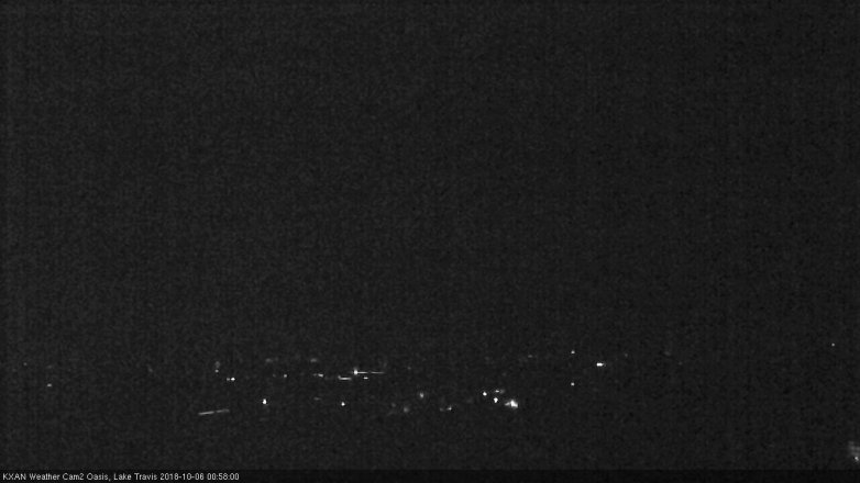 Lake Travis webcam, October 5, 2018 12:00 AM CT