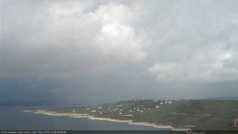 Lake Travis webcam, October 6, 2018 9:00 AM CT