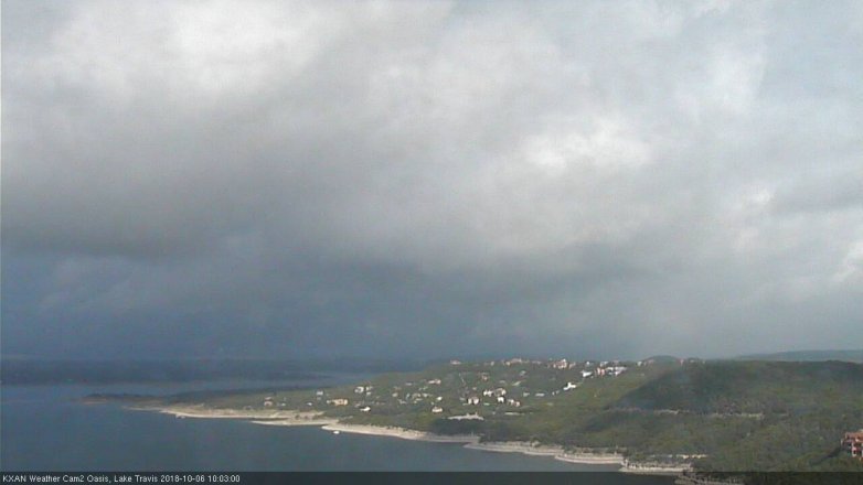 Lake Travis webcam, October 6, 2018 9:05 AM CT