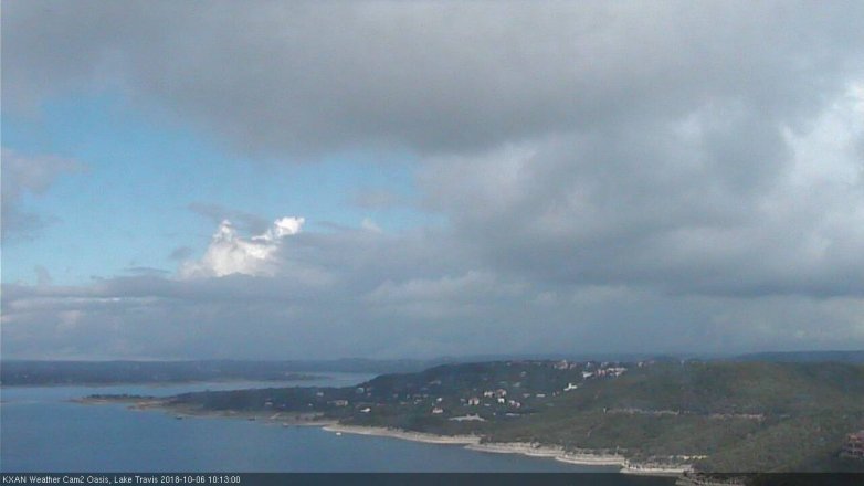 Lake Travis webcam, October 6, 2018 9:15 AM CT