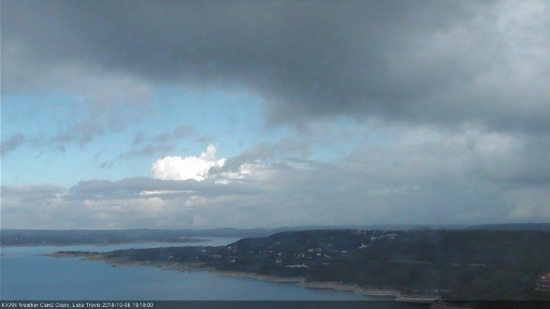 Lake Travis webcam, October 6, 2018 9:20 AM CT
