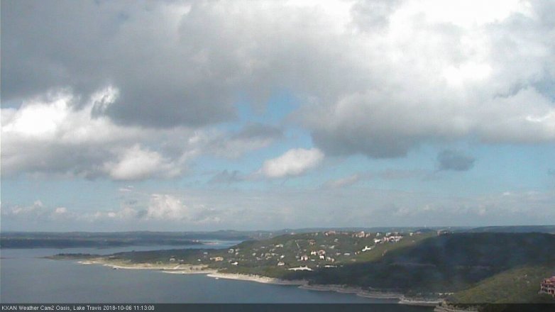 Lake Travis webcam, October 6, 2018 10:15 AM CT