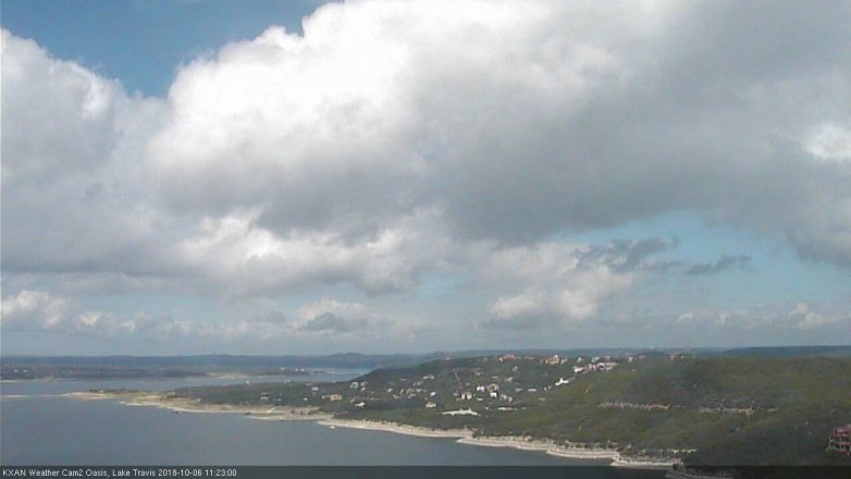 Lake Travis webcam, October 6, 2018 10:25 AM CT