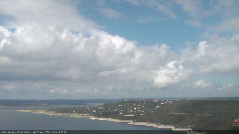 Lake Travis webcam, October 6, 2018 10:35 AM CT