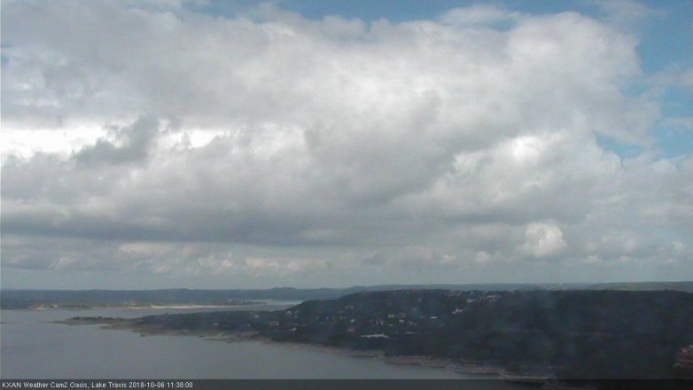 Lake Travis webcam, October 6, 2018 10:40 AM CT