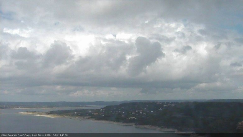Lake Travis webcam, October 6, 2018 10:45 AM CT