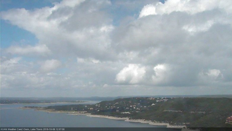 Lake Travis webcam, October 6, 2018 11:10 AM CT