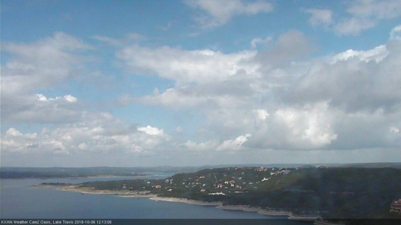 Lake Travis webcam, October 6, 2018 11:15 AM CT