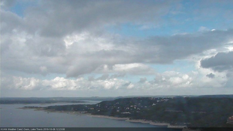 Lake Travis webcam, October 6, 2018 11:25 AM CT
