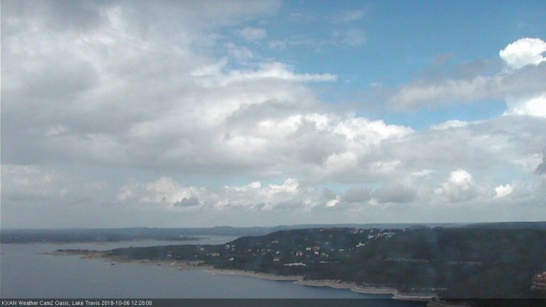 Lake Travis webcam, October 6, 2018 11:30 AM CT