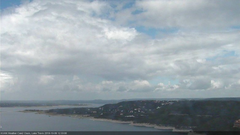 Lake Travis webcam, October 6, 2018 11:35 AM CT