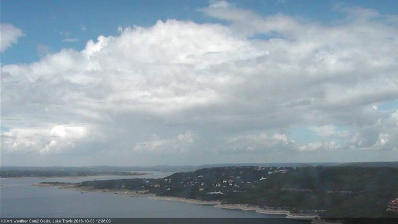 Lake Travis webcam, October 6, 2018 11:40 AM CT