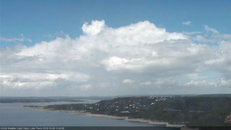 Lake Travis webcam, October 6, 2018 11:45 AM CT