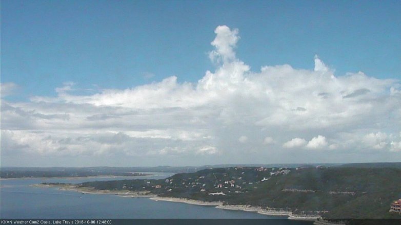 Lake Travis webcam, October 6, 2018 11:50 AM CT