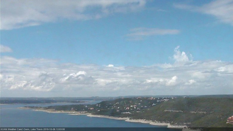 Lake Travis webcam, October 6, 2018 12:05 PM CT