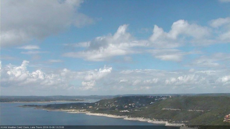 Lake Travis webcam, October 6, 2018 12:25 PM CT