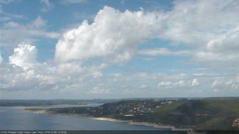 Lake Travis webcam, October 6, 2018 12:35 PM CT