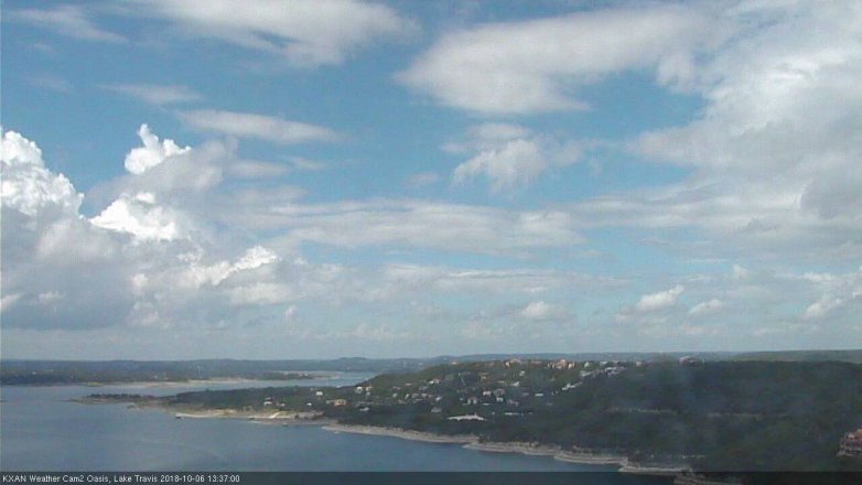 Lake Travis webcam, October 6, 2018 12:40 PM CT