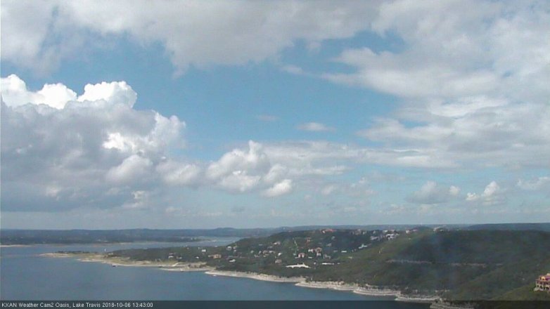 Lake Travis webcam, October 6, 2018 12:45 PM CT
