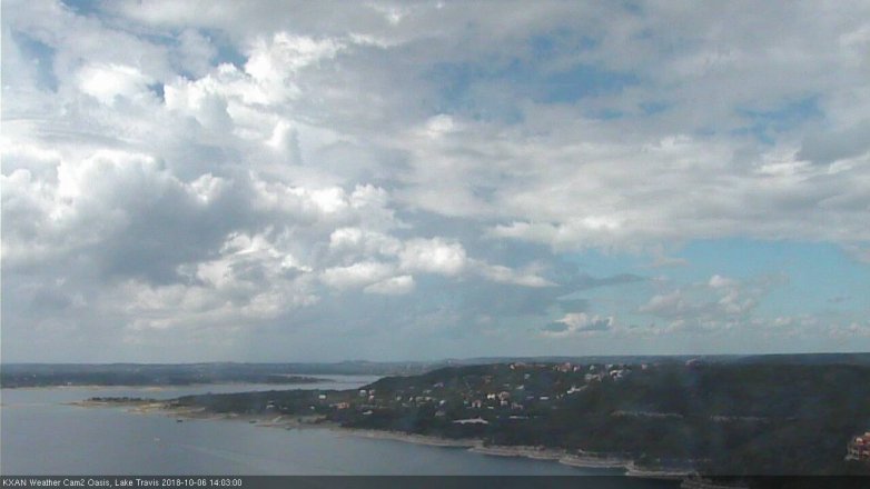 Lake Travis webcam, October 6, 2018 1:05 PM CT