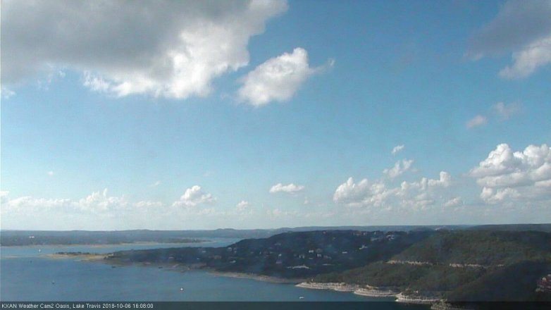 Lake Travis webcam, October 6, 2018 3:10 PM CT