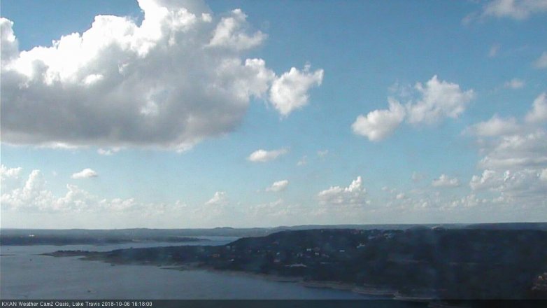 Lake Travis webcam, October 6, 2018 3:20 PM CT