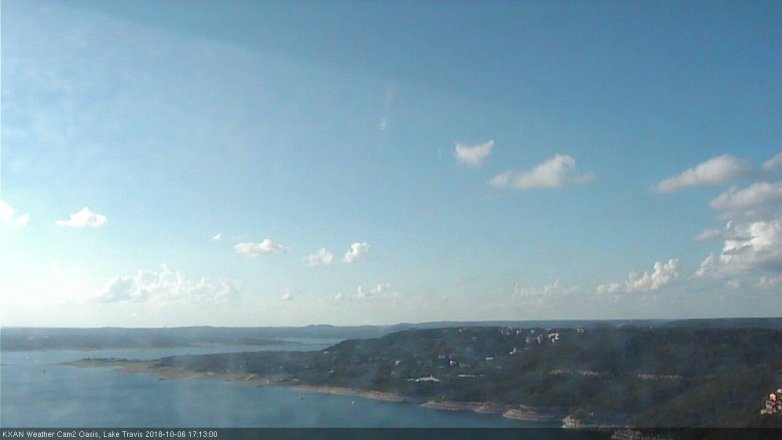 Lake Travis webcam, October 6, 2018 4:15 PM CT