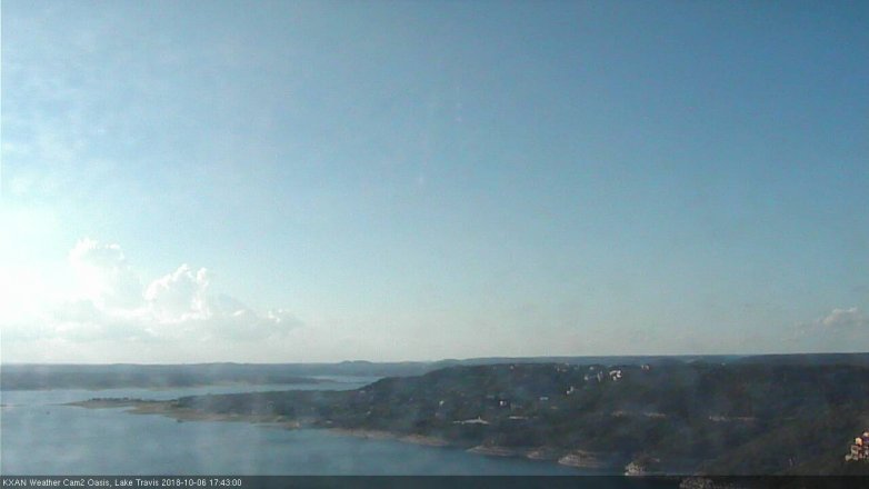 Lake Travis webcam, October 6, 2018 4:45 PM CT