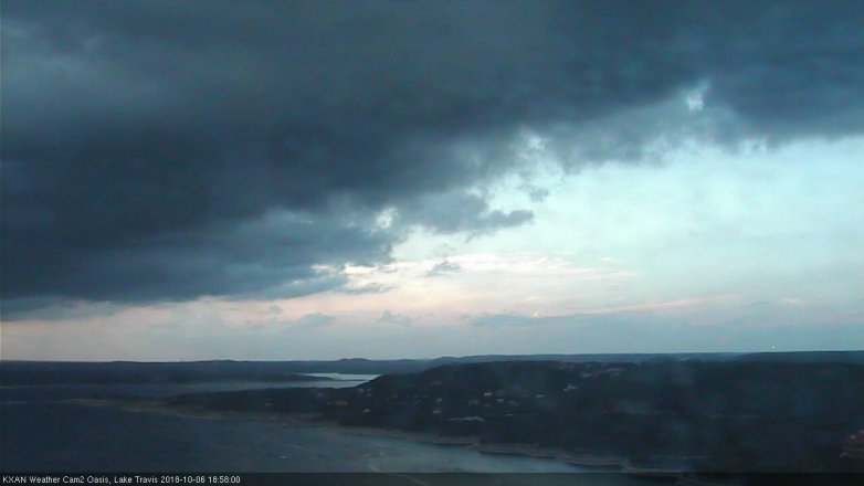 Lake Travis webcam, October 6, 2018 6:00 PM CT