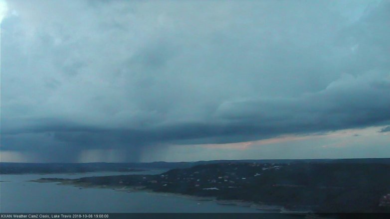 Lake Travis webcam, October 6, 2018 6:10 PM CT