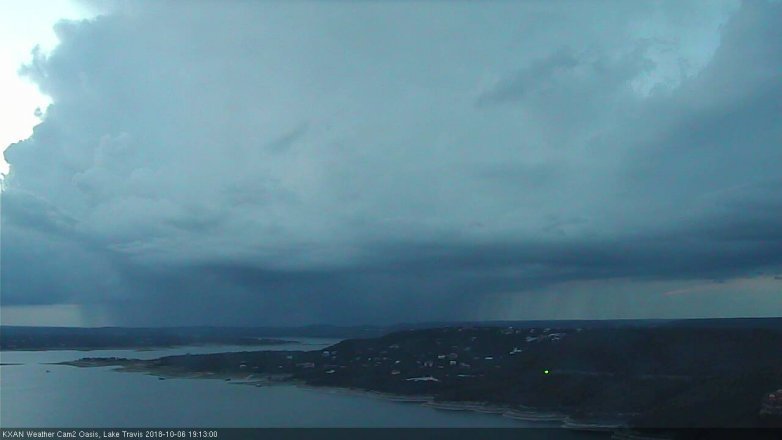 Lake Travis webcam, October 6, 2018 6:15 PM CT