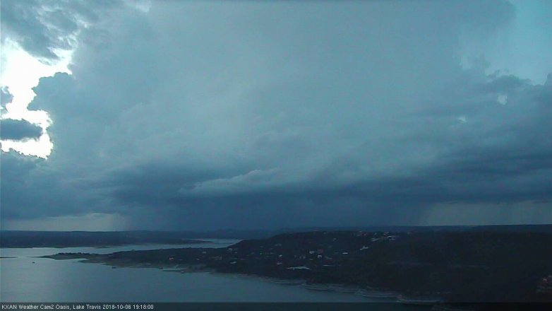 Lake Travis webcam, October 6, 2018 6:20 PM CT