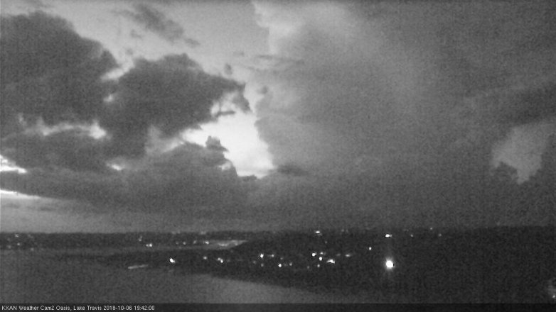 Lake Travis webcam, October 6, 2018 6:45 PM CT