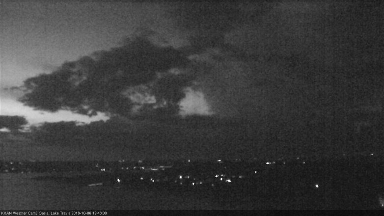 Lake Travis webcam, October 6, 2018 6:50 PM CT