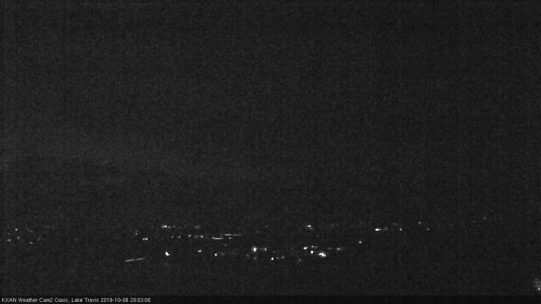 Lake Travis webcam, October 6, 2018 7:05 PM CT