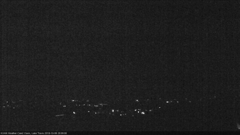 Lake Travis webcam, October 6, 2018 7:10 PM CT