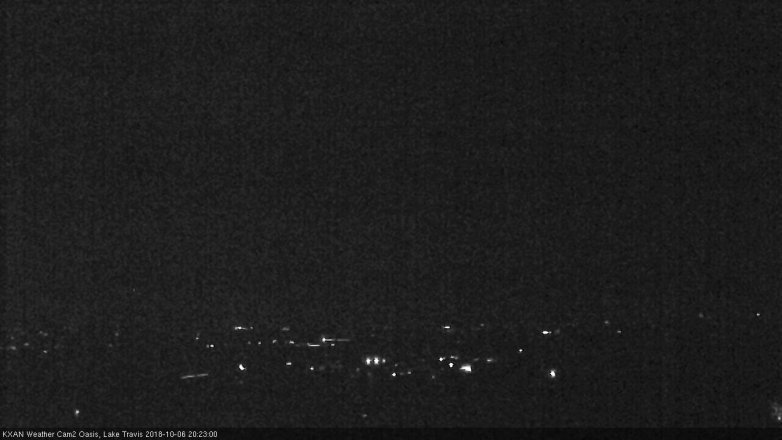 Lake Travis webcam, October 6, 2018 7:25 PM CT