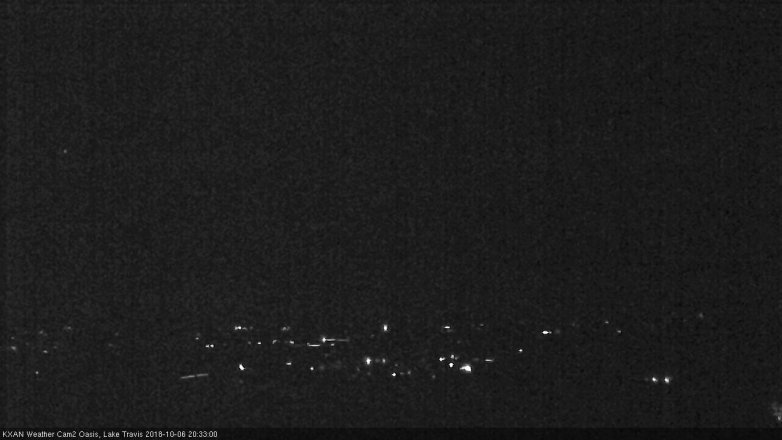 Lake Travis webcam, October 6, 2018 7:35 PM CT