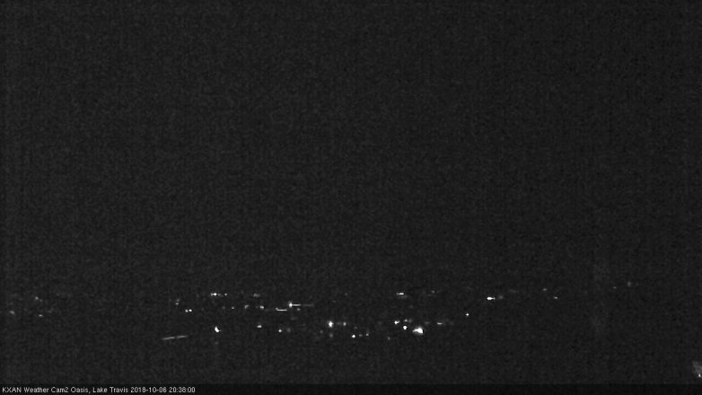 Lake Travis webcam, October 6, 2018 7:40 PM CT