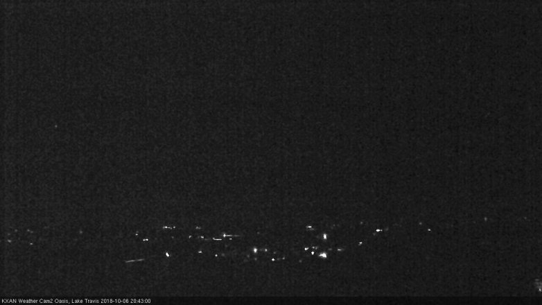 Lake Travis webcam, October 6, 2018 7:45 PM CT