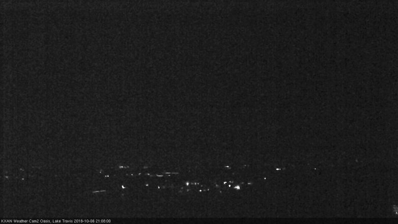 Lake Travis webcam, October 6, 2018 8:10 PM CT