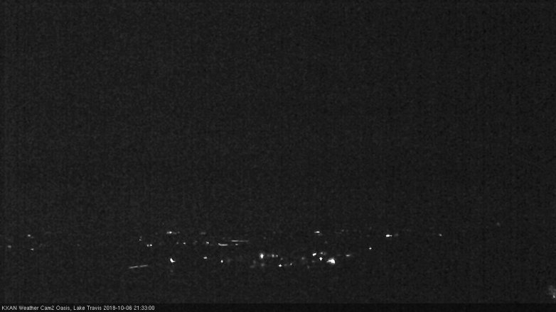 Lake Travis webcam, October 6, 2018 8:35 PM CT