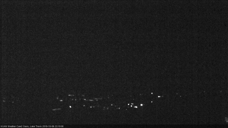 Lake Travis webcam, October 6, 2018 10:20 PM CT