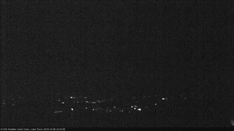 Lake Travis webcam, October 6, 2018 10:35 PM CT