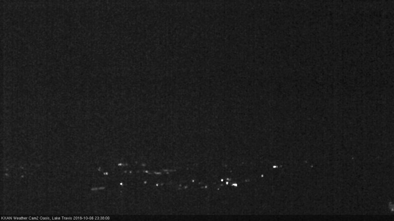Lake Travis webcam, October 6, 2018 10:40 PM CT