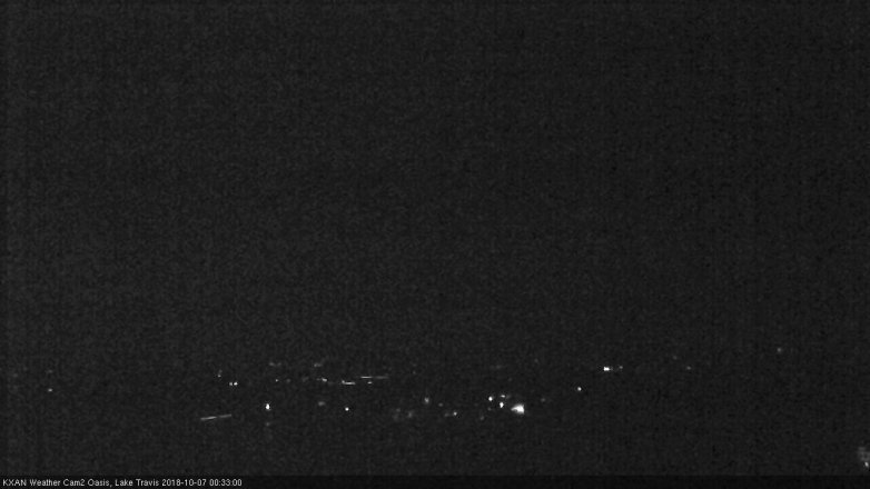 Lake Travis webcam, October 6, 2018 11:35 PM CT