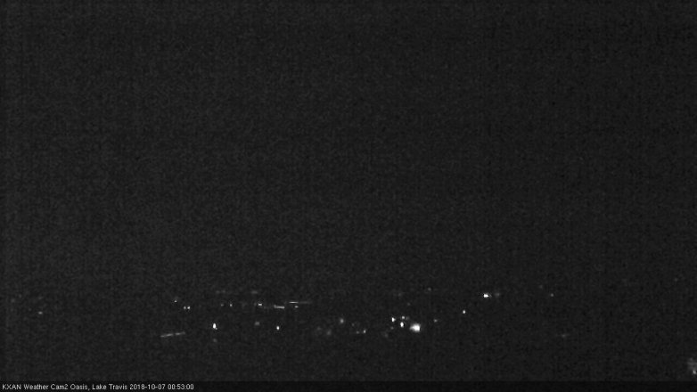 Lake Travis webcam, October 6, 2018 11:55 PM CT