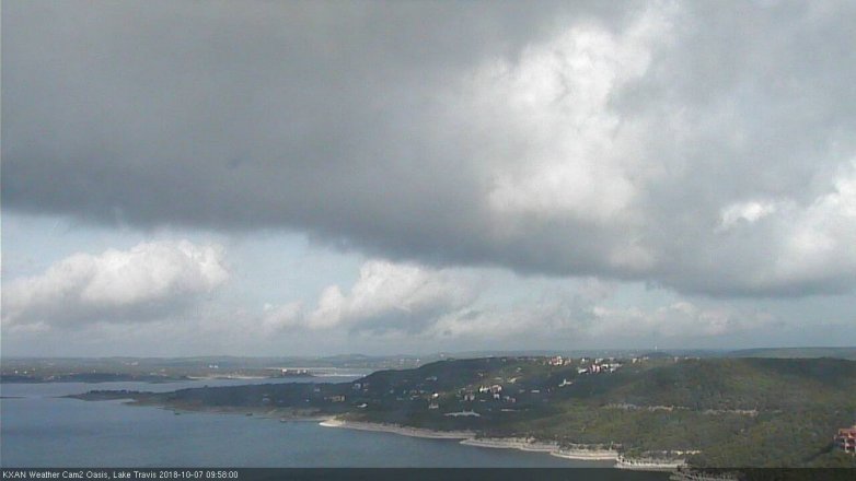 Lake Travis webcam, October 7, 2018 9:00 AM CT